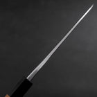 Deba White Steel #2 Hon-Kasumi Buffalo Teak Handle 165mm (6.5”)-[Musashi]-[Japanese-Kitchen-Knives]
