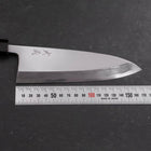 Deba White Steel #2 Hon-Kasumi Buffalo Teak Handle 165mm (6.5”)-[Musashi]-[Japanese-Kitchen-Knives]