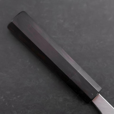 Deba White Steel #2 Kasumi Buffalo Ebony Handle 165mm (6.5”)-[Musashi]-[Japanese-Kitchen-Knives]