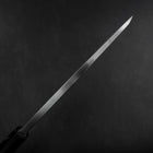 Deba White Steel #2 Kasumi Buffalo Teak Handle 210mm (8.3”)-[Musashi]-[Japanese-Kitchen-Knives]
