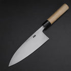 Deba White Steel #2 Kasumi Cherry Handle 180mm-[Musashi]-[Japanese-Kitchen-Knives]