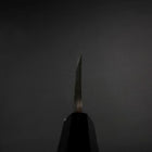 Deba White Steel #2 Kurouchi Buffalo Ebony Handle 180mm-[Musashi]-[Japanese-Kitchen-Knives]