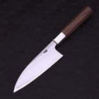 Deba White Steel #1 Walnut Handle 150mm-[Musashi]-[Japanese-Kitchen-Knives]
