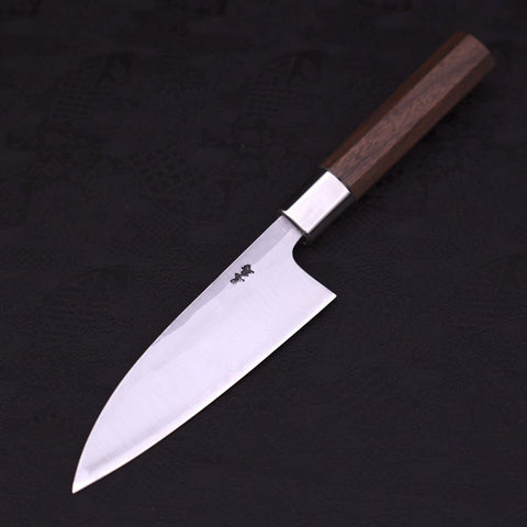 Deba White Steel #1 Walnut Handle 150mm-[Musashi]-[Japanese-Kitchen-Knives]