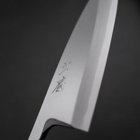 Deba White Steel #2 Kasumi Buffalo Magnolia Handle 150mm-[Musashi]-[Japanese-Kitchen-Knives]