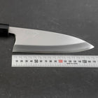 Deba White Steel #2 Kasumi Buffalo Magnolia Handle 165mm (Kurigata)-[Musashi]-[Japanese-Kitchen-Knives]