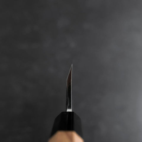 Deba White Steel #2 Kasumi Buffalo Teak Handle 165mm-[Musashi]-[Japanese-Kitchen-Knives]