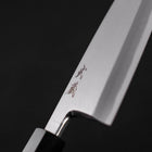 Deba White Steel #2 Kasumi Buffalo Teak Handle 180mm-[Musashi]-[Japanese-Kitchen-Knives]