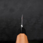 Deba White Steel #2 Kasumi Buffalo Teak Handle 180mm-[Musashi]-[Japanese-Kitchen-Knives]