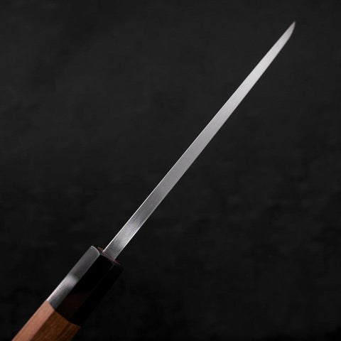 Deba White Steel #2 Kasumi Buffalo Teak Handle 180mm-[Musashi]-[Japanese-Kitchen-Knives]