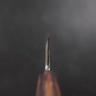 Deba White Steel #2 Kasumi Sumi Urushi Handle 180mm-[Musashi]-[Japanese-Kitchen-Knives]