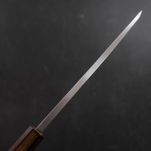 Deba White Steel #2 Kasumi Sumi Urushi Handle 180mm-[Musashi]-[Japanese-Kitchen-Knives]