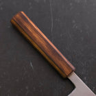 Deba White Steel #2 Kasumi Sumi Urushi Handle 180mm-[Musashi]-[Japanese-Kitchen-Knives]