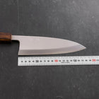 Deba White Steel #2 Kasumi Sumi Urushi Handle 180mm-[Musashi]-[Japanese-Kitchen-Knives]