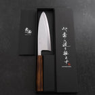 Deba White Steel #2 Kasumi Sumi Urushi Handle 180mm-[Musashi]-[Japanese-Kitchen-Knives]