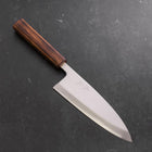 Deba White Steel #2 Kasumi Sumi Urushi Handle 180mm-[Musashi]-[Japanese-Kitchen-Knives]