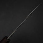 Funayuki Blue Steel #1 Stainless Clad Kurouchi Purple Urushi Handle 105mm (4.1”)-[Musashi]-[Japanese-Kitchen-Knives]