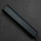 Funayuki Blue Steel #2 Kurouchi Dark Blue Urushi Handle 145mm-[Musashi]-[Japanese-Kitchen-Knives]