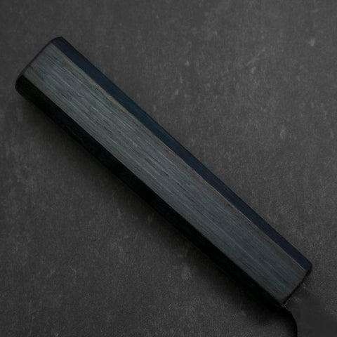 Funayuki Blue Steel #2 Kurouchi Dark Blue Urushi Handle 145mm-[Musashi]-[Japanese-Kitchen-Knives]