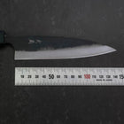 Funayuki Blue Steel #2 Kurouchi Dark Blue Urushi Handle 145mm-[Musashi]-[Japanese-Kitchen-Knives]