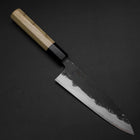 Funayuki Sabaki Blue Steel #1 Kurouchi Buffalo Magnolia Handle 165mm-[Musashi]-[Japanese-Kitchen-Knives]