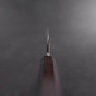 Funayuki Sabaki Blue Steel #2 Kurouchi Ebony Handle 165mm (6.5”)-[Musashi]-[Japanese-Kitchen-Knives]