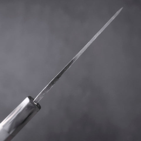 Funayuki Sabaki Blue Super Kurouchi Buffalo Ebony Handle 120mm-[Musashi]-[Japanese-Kitchen-Knives]