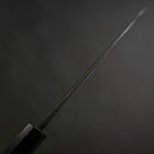 Funayuki Sabaki Blue Steel #2 Kurouchi Buffalo Teak Handle 165mm-[Musashi]-[Japanese-Kitchen-Knives]