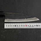 Funayuki Sabaki Blue Steel #2 Kurouchi Buffalo Teak Handle 165mm-[Musashi]-[Japanese-Kitchen-Knives]