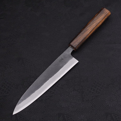 Funayuki Sabaki Blue Steel #2 Kurouchi Sumi Urushi Handle 180mm-[Musashi]-[Japanese-Kitchen-Knives]