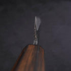 Funayuki Sabaki Blue Steel #2 Kurouchi Sumi Urushi Handle 180mm-[Musashi]-[Japanese-Kitchen-Knives]