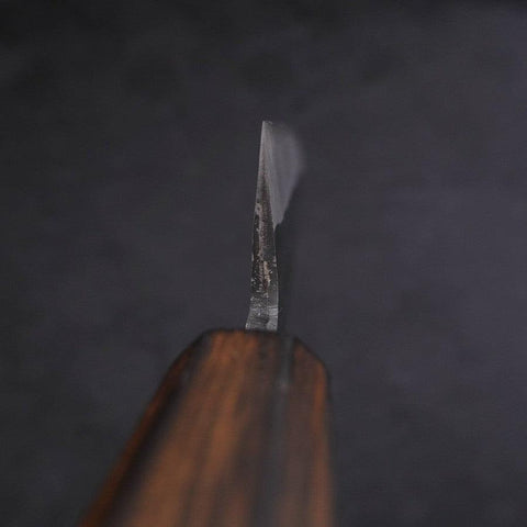 Funayuki Sabaki Blue Steel #2 Kurouchi Sumi Urushi Handle 180mm-[Musashi]-[Japanese-Kitchen-Knives]