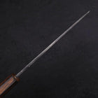 Funayuki Sabaki Blue Steel #2 Kurouchi Sumi Urushi Handle 180mm-[Musashi]-[Japanese-Kitchen-Knives]
