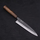 Funayuki Sabaki Blue Steel #2 Kurouchi Sumi Urushi Handle 180mm-[Musashi]-[Japanese-Kitchen-Knives]