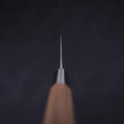 Funayuki Silver Steel #3 Ichimatsu Walnut Handle 165mm-[Musashi]-[Japanese-Kitchen-Knives]