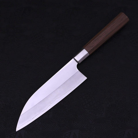 Funayuki Silver Steel #3 Kazahana Walnut Handle 165mm-[Musashi]-[Japanese-Kitchen-Knives]