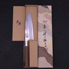 Funayuki Silver Steel #3 Kazahana Walnut Handle 165mm-[Musashi]-[Japanese-Kitchen-Knives]