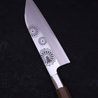 Funayuki Silver Steel #3 Kiku Walnut Handle 165mm-[Musashi]-[Japanese-Kitchen-Knives]