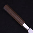 Funayuki Silver Steel #3 Kiku Walnut Handle 165mm-[Musashi]-[Japanese-Kitchen-Knives]