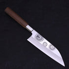 Funayuki Silver Steel #3 Kiku Walnut Handle 165mm-[Musashi]-[Japanese-Kitchen-Knives]