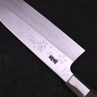 Funayuki Silver Steel #3 Sakura Walnut Handle 165mm-[Musashi]-[Japanese-Kitchen-Knives]