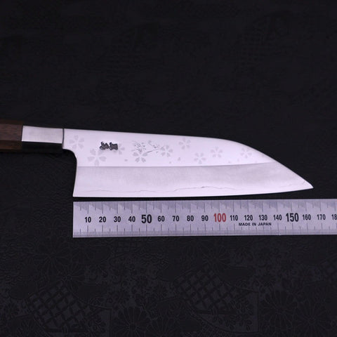 Funayuki Silver Steel #3 Sakura Walnut Handle 165mm-[Musashi]-[Japanese-Kitchen-Knives]