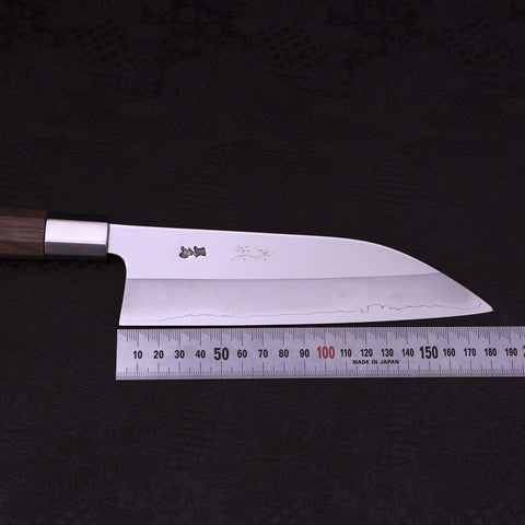 Funayuki Silver Steel #3 Walnut Handle 180mm-[Musashi]-[Japanese-Kitchen-Knives]