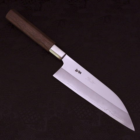Funayuki Silver Steel #3 Walnut Handle 180mm-[Musashi]-[Japanese-Kitchen-Knives]