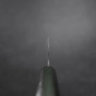 Funayuki White Steel #2 Kurouchi Green Urushi Handle 150mm-[Musashi]-[Japanese-Kitchen-Knives]