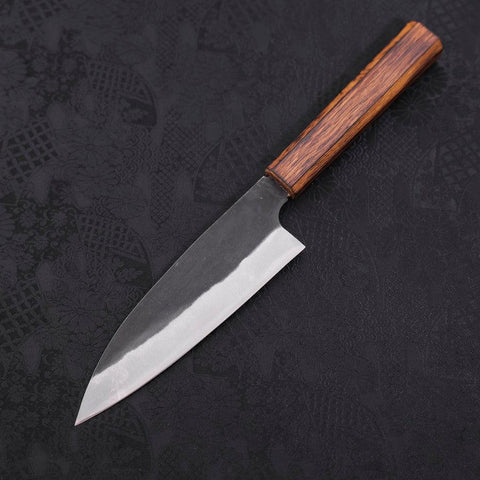 Funayuki White Steel #2 Kurouchi Sumi Urushi Handle 150mm-[Musashi]-[Japanese-Kitchen-Knives]