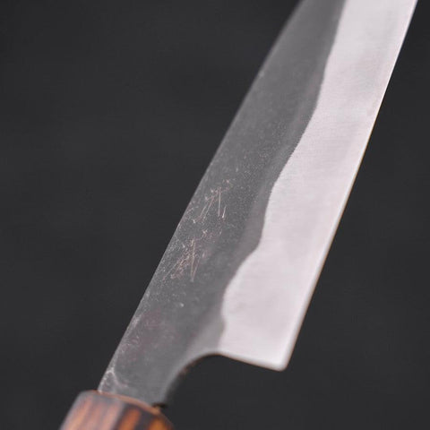 Funayuki White Steel #2 Kurouchi Sumi Urushi Handle 150mm-[Musashi]-[Japanese-Kitchen-Knives]