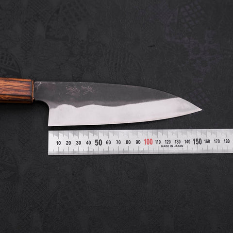 Funayuki White Steel #2 Kurouchi Sumi Urushi Handle 150mm-[Musashi]-[Japanese-Kitchen-Knives]