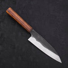 Funayuki White Steel #2 Kurouchi Sumi Urushi Handle 150mm-[Musashi]-[Japanese-Kitchen-Knives]