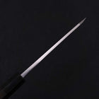 Garasuki Boning Knife White Steel #2 Kasumi Buffalo Ebony Handle 150mm-[Musashi]-[Japanese-Kitchen-Knives]